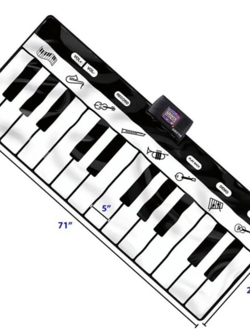 BRAND NEW Click N' Play Gigantic Floor Keyboard toy with 24 Keys!
